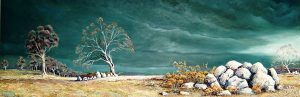 Before the Storm - Oil on Canvas - Sold Gold Coast Art | Lucinda's Studio | Art Classes Gold Coast | Lucinda Leveille Art | Oil Painting | Original Art