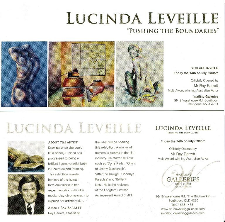 Solo Exhibition Invitation | My Story | Lucinda's Studio