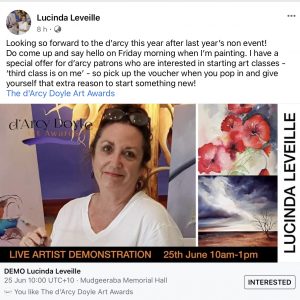 Lucinda Leveille | Lucinda's Studio | My Story | Art Classes Gold Coast