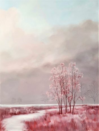 Paradise on the Ground | Lucinda's Studio | Lucinda Leveille Art | Oil Landscape Painting | Art Classes Gold Coast