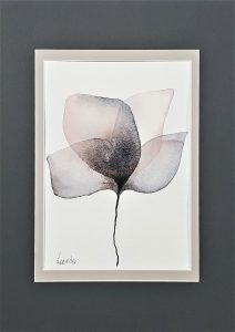 watercolour rendition of flowers in delicate feminine colours