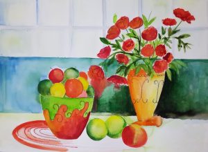 Red And Green Apples _ Lucinda Leveille Art