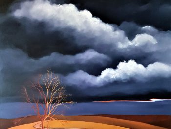 Lucinda Leveille Art | Lucindas Studio | painting | trees | skies | clouds | Gold Coast | Australian artist