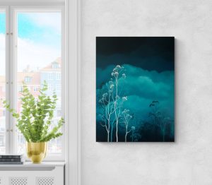 Lucinda Leveille Art | Lucinda's Studio | Above The Canopy | skies | trees | colour | gold coast artist | Australian art | Australian artist |original art | landscape