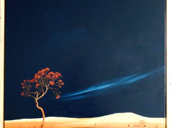 Gold land | gold | | Lucinda Leveille Art | tree | red | road | landscape | Gold Coast Art | Gold Coast Artist | Brisbane artist | Brisbane art | blue | original art | Lucinda's Studio
