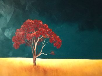 Lucinda Leveille | original art | gold coast art | landscapes | Brisbane artist | australian art | Australian Landscapes | clouds | trees | Brisbane artist | Gold Coast Artist