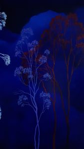 Lucinda Leveille Art | Lucinda's Studio | Brisbane Art | Australian Artist | Gold Coast Artist | Online Gallery | clouds | Australian landscape | gum trees | home art | decor