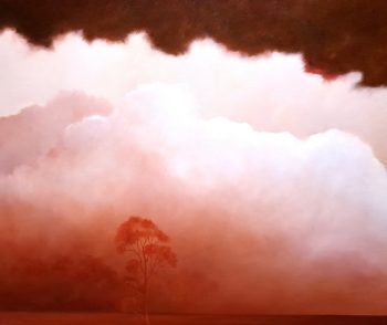 Lucinda Leveille Art | Lucinda's Studio | Brisbane Art | Australian Artist | Gold Coast Artist | Online Gallery | clouds | Australian landscape | gum trees | home art | decor | wall art | Australian outback