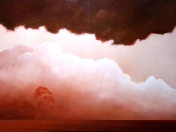 Lucinda Leveille Art | Lucinda's Studio | Brisbane Art | Australian Artist | Gold Coast Artist | Online Gallery | clouds | Australian landscape | gum trees | home art | decor