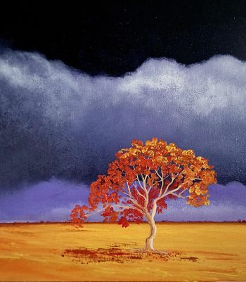 Lucinda Leveille | original art | gold coast art | landscapes | Brisbane artist | australian art | Australian Landscapes | clouds | trees | Brisbane artist | Gold Coast Artist