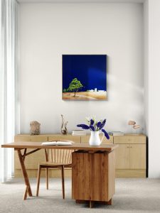 Lucinda Leveille Art | Lucinda's Studio | Brisbane Art | Australian Artist | Gold Coast Artist | Online Gallery | red road | Australian landscape | gum trees | road