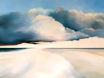 Lucinda Leveille Art | Lucinda's Studio | Brisbane Art | Australian Artist | Gold Coast Artist | Online Gallery | seascapes | beach | ocean | clouds