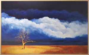 Lucinda Leveille Art | Lucinda's Studio | Brisbane Art | Australian Artist | Gold Coast Artist | Online Gallery | red road | Australian landscape | gum trees |