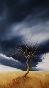Lucinda Leveille Art | Lucinda's Studio | Brisbane Art | Australian Artist | Gold Coast Artist | Online Gallery | red road | Australian landscape | gum trees | road