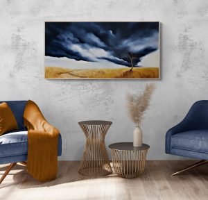Lucinda Leveille Art | Lucinda's Studio | Brisbane Art | Australian Artist | Gold Coast Artist | Online Gallery | red road | Australian landscape | gum trees | road