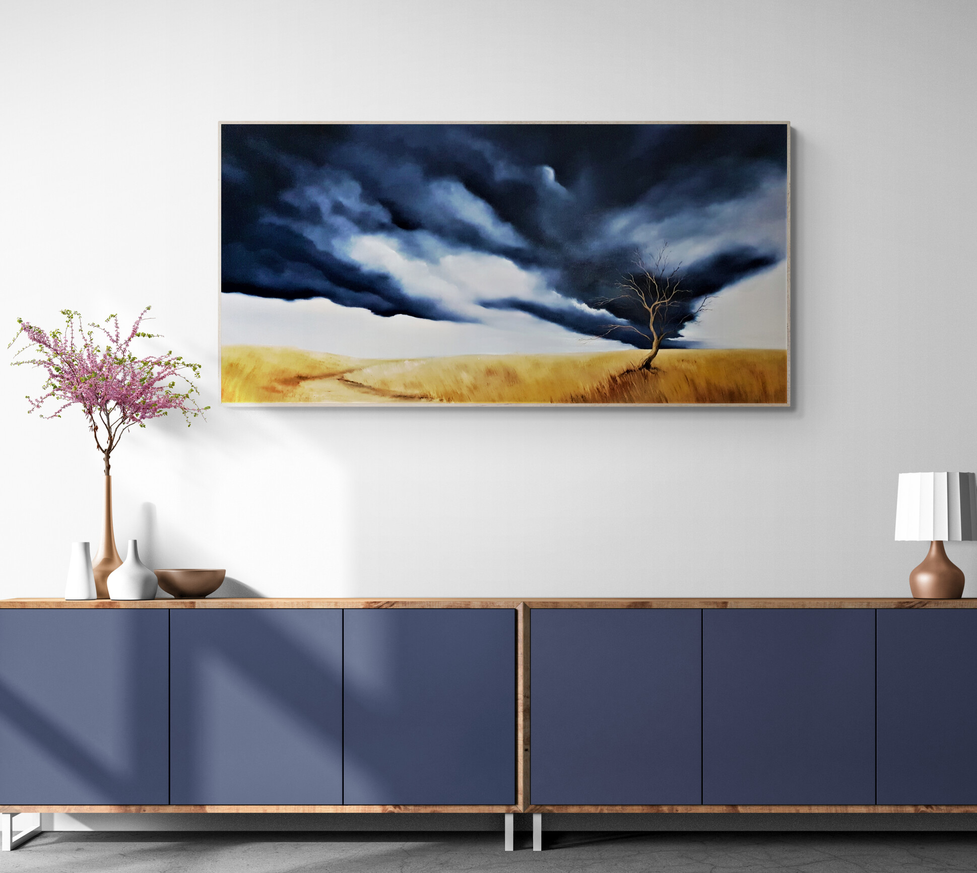 Lucinda Leveille Art | Lucinda's Studio | Brisbane Art | Australian Artist | Gold Coast Artist | Online Gallery | clouds | Australian landscape | gum trees | home art | decor