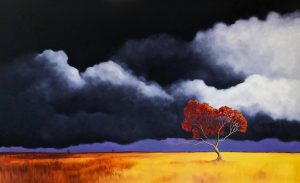 Lucinda Leveille | original art | gold coast art | landscapes | Brisbane artist | australian art | Australian Landscapes | clouds | trees | Brisbane artist | Gold Coast Artist