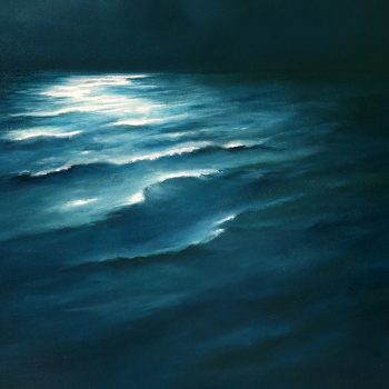 Lucinda Leveille Art | Lucinda's Studio | Brisbane Art | Australian Artist | Gold Coast Artist | Online Gallery | seascapes | beach | ocean | clouds | moonlight