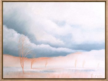 Lucinda Leveille Art | Lucinda's Studio | Brisbane Art | Australian Artist | Gold Coast Artist | Online Gallery | clouds | Australian landscape | gum trees | home art | decor