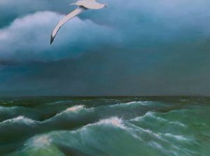 Lucinda Leveille Art | Lucinda's Studio | Brisbane Art | Australian Artist | Gold Coast Artist | Online Gallery | seascapes | beach | ocean | clouds |