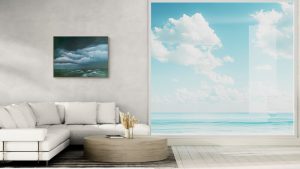Lucinda Leveille Art | Lucinda's Studio | Brisbane Art | Australian Artist | Gold Coast Artist | Online Gallery | seascapes | beach | ocean | clouds |