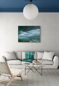 Lucinda Leveille Art | Lucinda's Studio | Brisbane Art | Australian Artist | Gold Coast Artist | Online Gallery | seascapes | beach | ocean | clouds |