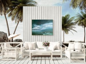 Lucinda Leveille Art | Lucinda's Studio | Brisbane Art | Australian Artist | Gold Coast Artist | Online Gallery | seascapes | beach | ocean | clouds |