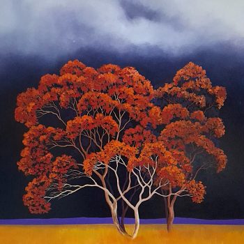 Lucinda Leveille Art | Lucinda's Studio | Brisbane Art | Australian Artist | Gold Coast Artist | Online Gallery | clouds | Australian landscape | gum trees | home art | decor