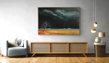 Lucinda Leveille Art | Lucinda's Studio | Brisbane Art | Australian Artist | Gold Coast Artist | Online Gallery | clouds | Australian landscape | gum trees | home art | decor