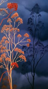 Lucinda Leveille Art | Lucinda's Studio | Brisbane Art | Australian Artist | Gold Coast Artist | Online Gallery | clouds | Australian landscape | gum trees | home art | decor | home art | above the canopy