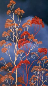 Lucinda Leveille Art | Lucinda's Studio | Brisbane Art | Australian Artist | Gold Coast Artist | Online Gallery | clouds | Australian landscape | gum trees | home art | decor | home art | above the canopy
