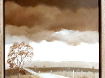 Lucinda Leveille Art | Lucinda's Studio | Brisbane Art | Australian Artist | Gold Coast Artist | Online Gallery | clouds | Australian landscape | gum trees | home art | decor