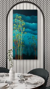 Lucinda Leveille Art | Lucinda's Studio | Brisbane Art | Australian Artist | Gold Coast Artist | Online Gallery | clouds | Australian landscape | gum trees | home art | decor | home art | above the canopy