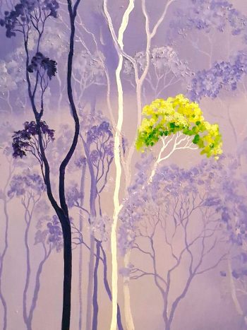 Lucinda Leveille Art | Lucinda's Studio | Brisbane Art | Australian Artist | Gold Coast Artist | Online Gallery | clouds | Australian landscape | gum trees | home art | decor | home art | above the canopy