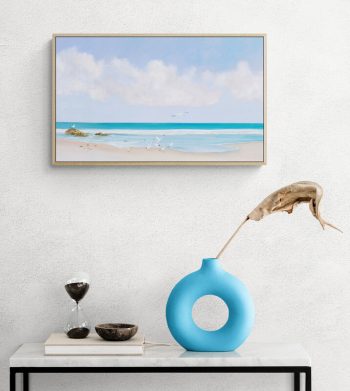 Lucinda Leveille Art | Lucinda's Studio | Brisbane Art | Australian Artist | Gold Coast Artist | Online Gallery | seascapes | beach | ocean | clouds |