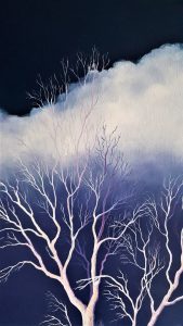 Lucinda Leveille Art | Lucinda's Studio | Brisbane Art | Australian Artist | Gold Coast Artist | Online Gallery | clouds | Australian landscape | gum trees | home art | decor