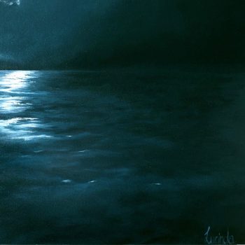 Lucinda Leveille Art | Lucinda's Studio | Brisbane Art | Australian Artist | Gold Coast Artist | Online Gallery | seascapes | beach | ocean | clouds | moonlight