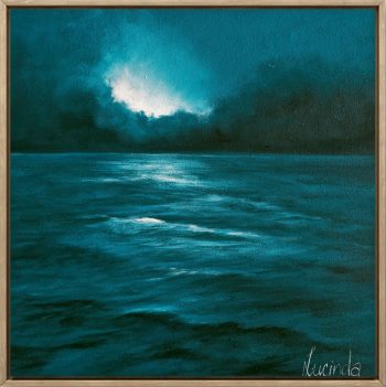 Lucinda Leveille Art | Lucinda's Studio | Brisbane Art | Australian Artist | Gold Coast Artist | Online Gallery | seascapes | beach | ocean | clouds | moonlight