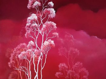 Lucinda Leveille Art | Lucinda's Studio | Brisbane Art | Australian Artist | Gold Coast Artist | Online Gallery | clouds | Australian landscape | gum trees | home art | decor | home art | above the canopy