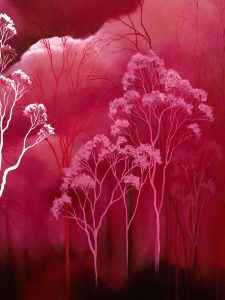 Lucinda Leveille Art | Lucinda's Studio | Brisbane Art | Australian Artist | Gold Coast Artist | Online Gallery | clouds | Australian landscape | gum trees | home art | decor | home art | above the canopy