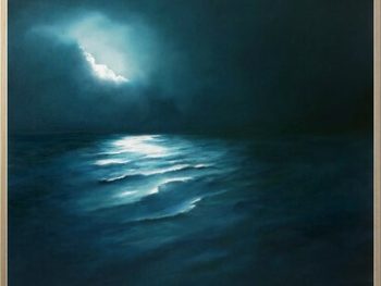 Lucinda Leveille Art | Lucinda's Studio | Brisbane Art | Australian Artist | Gold Coast Artist | Online Gallery | seascapes | beach | ocean | clouds | moonlight