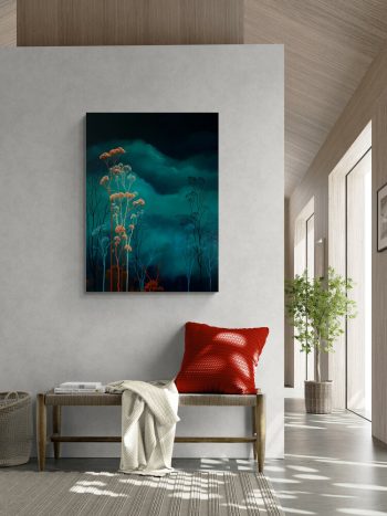 Lucinda Leveille Art | Lucinda's Studio | Brisbane Art | Australian Artist | Gold Coast Artist | Online Gallery | clouds | Australian landscape | gum trees | home art | decor | home art | above the canopy