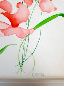 Lucinda Leveille Art | Lucinda's Studio | Brisbane Art | Australian Artist | Gold Coast Artist | Online Gallery | watercolor | flowers | fairies | delicate | original art