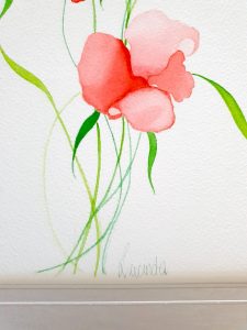 Lucinda Leveille Art | Lucinda's Studio | Brisbane Art | Australian Artist | Gold Coast Artist | Online Gallery | watercolor | flowers | fairies | delicate | original art