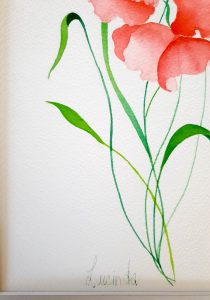 Lucinda Leveille Art | Lucinda's Studio | Brisbane Art | Australian Artist | Gold Coast Artist | Online Gallery | watercolor | flowers | fairies | delicate | original art