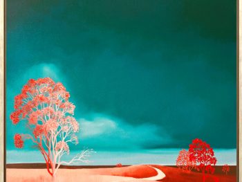 Lucinda Leveille Art | Lucinda's Studio | Brisbane Art | Australian Artist | Gold Coast Artist | Online Gallery | road | Australian landscape | gum trees | exploring the solitary | home inspiration