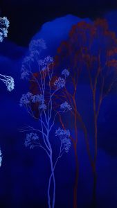 Lucinda Leveille Art | Lucinda's Studio | Brisbane Art | Australian Artist | Gold Coast Artist | Online Gallery | clouds | Australian landscape | gum trees | home art | decor | home art | above the canopy