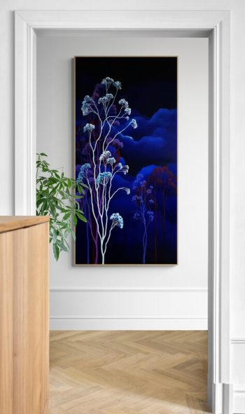 Lucinda Leveille Art | Lucinda's Studio | Brisbane Art | Australian Artist | Gold Coast Artist | Online Gallery | clouds | Australian landscape | gum trees | home art | decor | home art | above the canopy