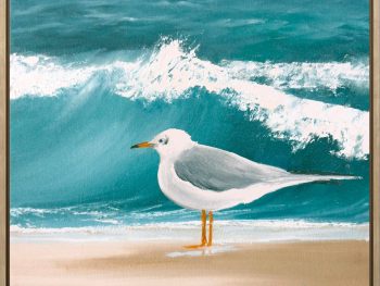 Lucinda Leveille Art | Lucinda's Studio | Brisbane Art | Australian Artist | Gold Coast Artist | Online Gallery | seascapes | beach | ocean | seagull