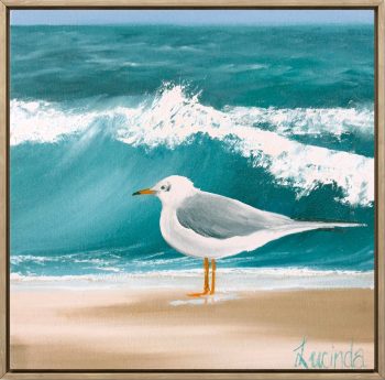 Lucinda Leveille Art | Lucinda's Studio | Brisbane Art | Australian Artist | Gold Coast Artist | Online Gallery | seascapes | beach | ocean | seagull